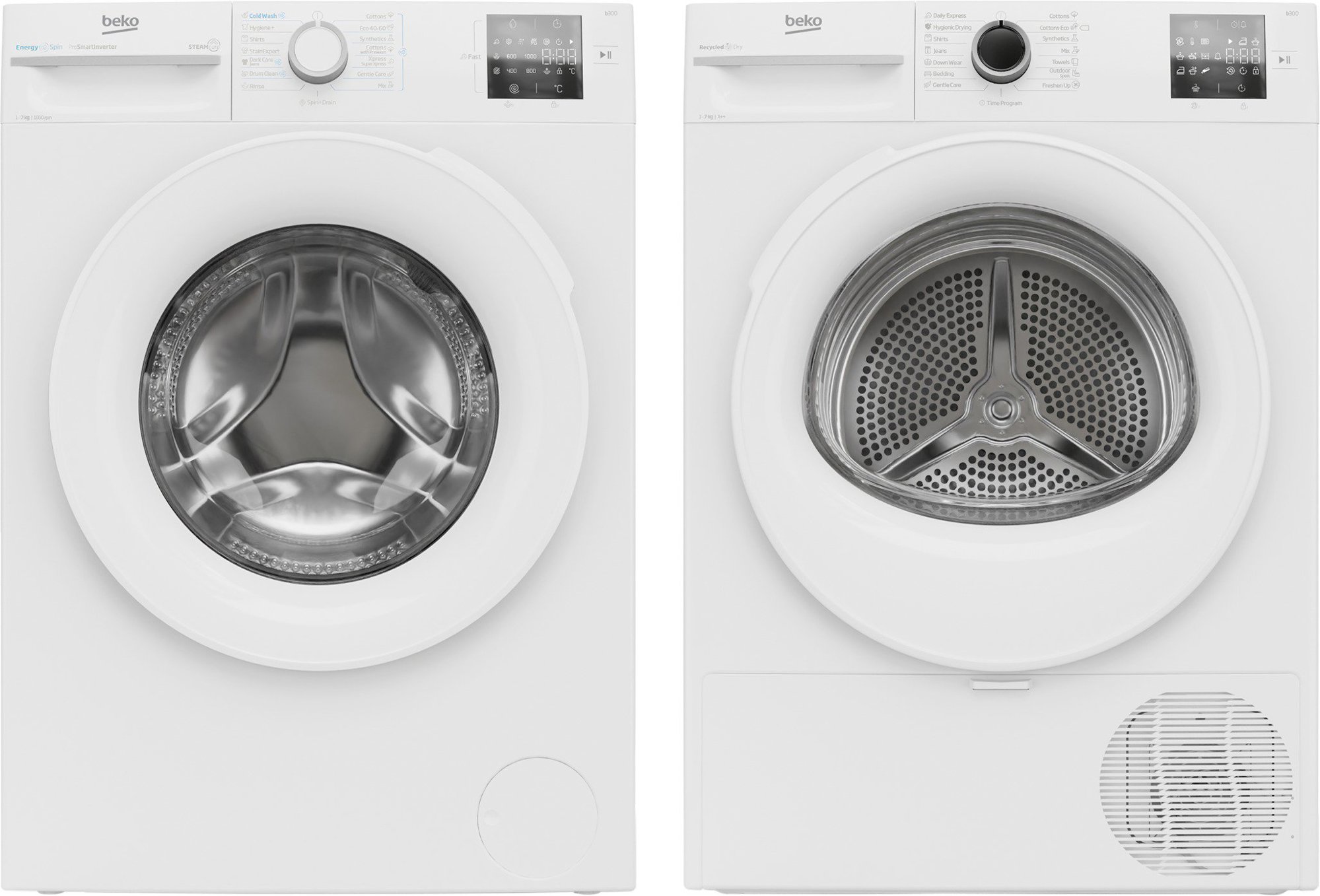 BEKO BM3WFSU37013WW + BEKO BM3T372E0W