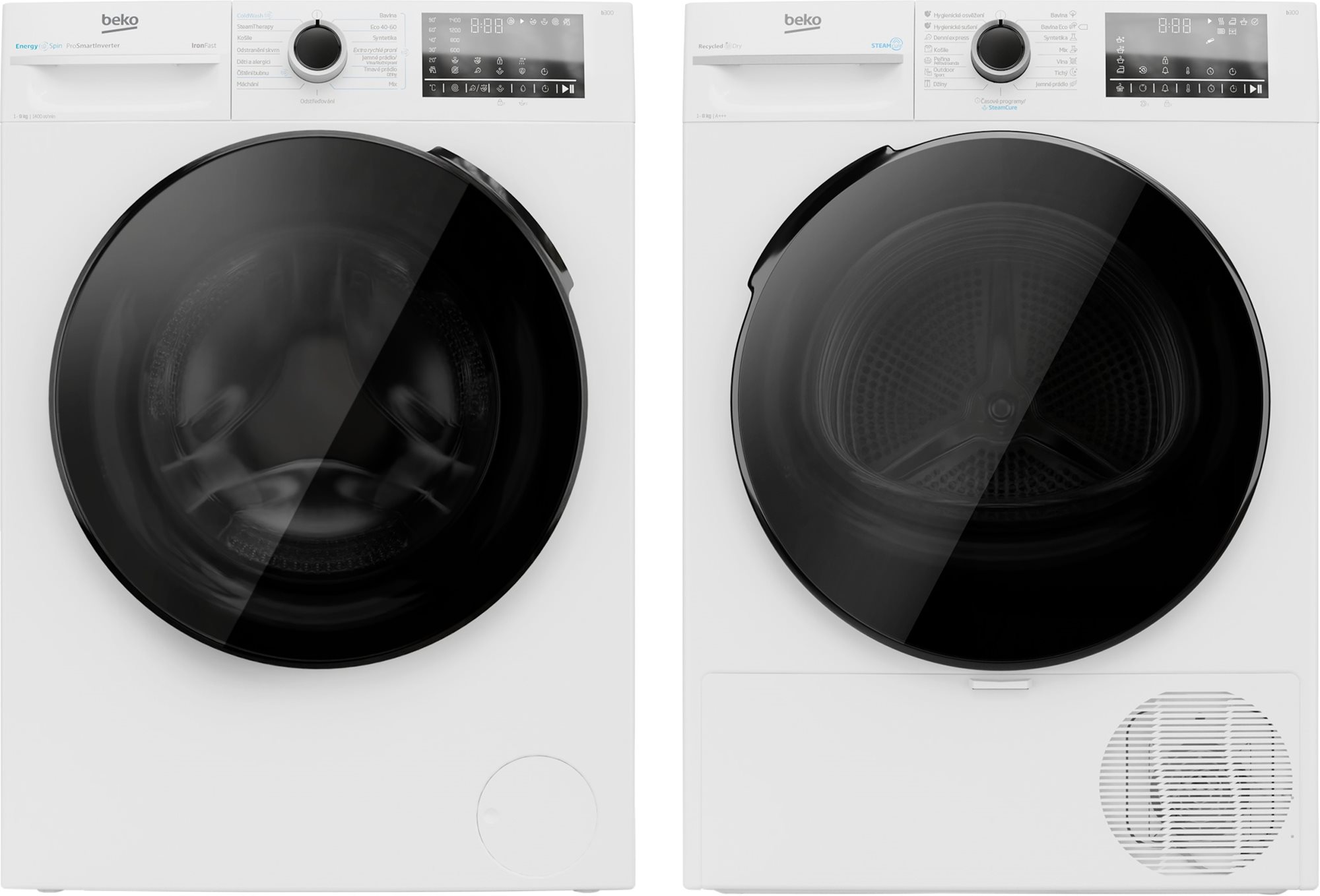 BEKO BM3WFU4941WC + BEKO BM3T4824WC