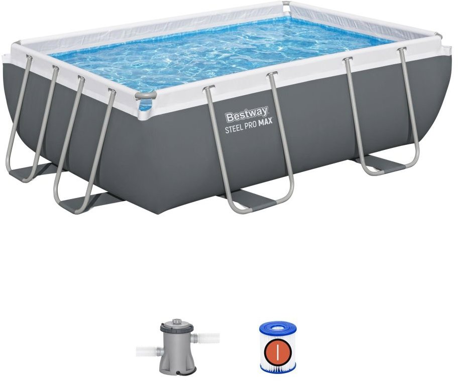 Bestway – Bazén s konštrukciou Power steel, 2,82 × 1,96 × 0,84 m