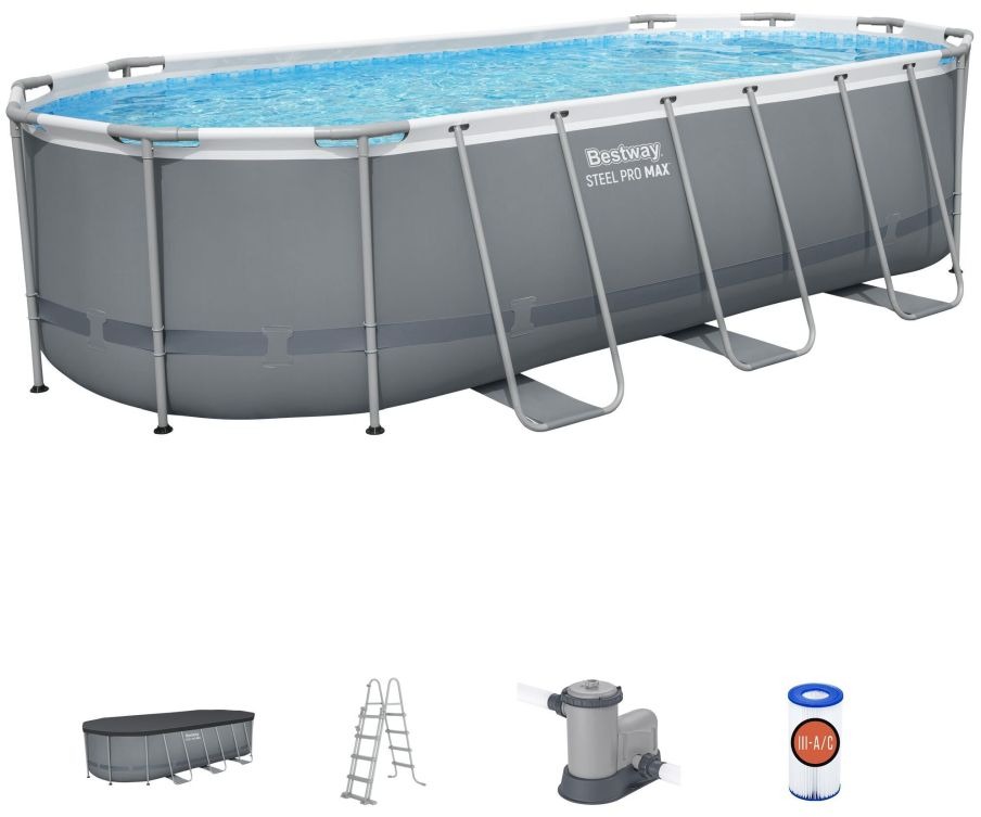 Bestway – Bazén s konštrukciou Power steel 5,49 × 2,74 × 1,22 m