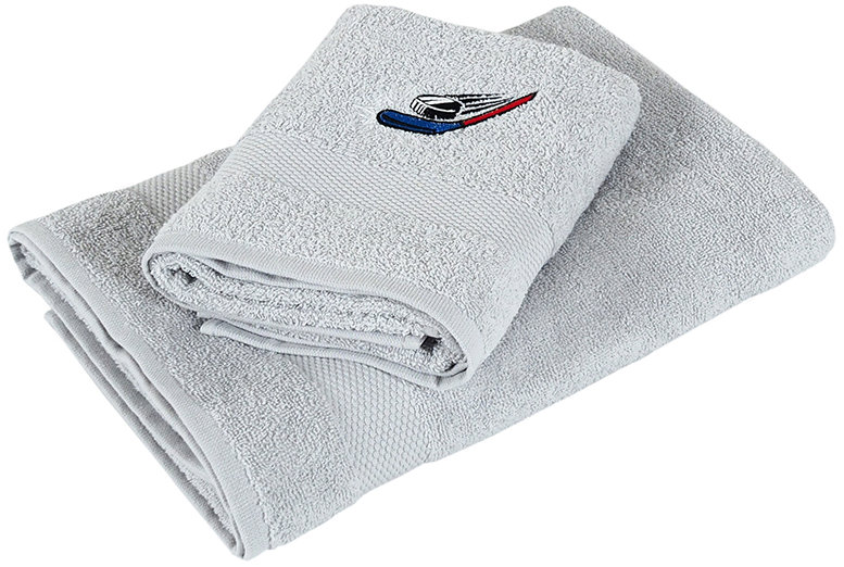 B.E.S. PETROVICE Ručník s výšivkou Adria Hockey 50 × 90 cm, šedá