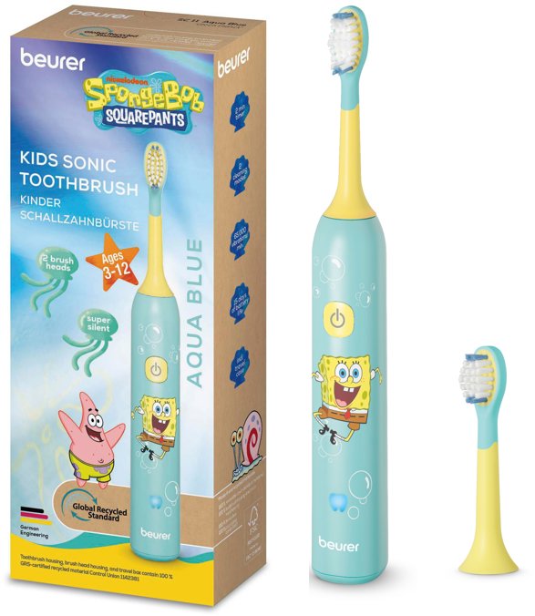 Beurer detská kefka Spongebob SC11 Aqua Blue
