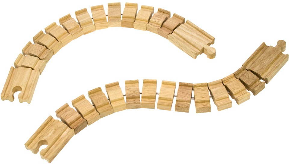 Bigjigs Ohybná koľaj, 2 ks