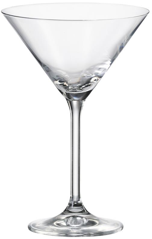 Bohemia Royal Crystal Súprava pohárov na koktail 4 ks 210 ml