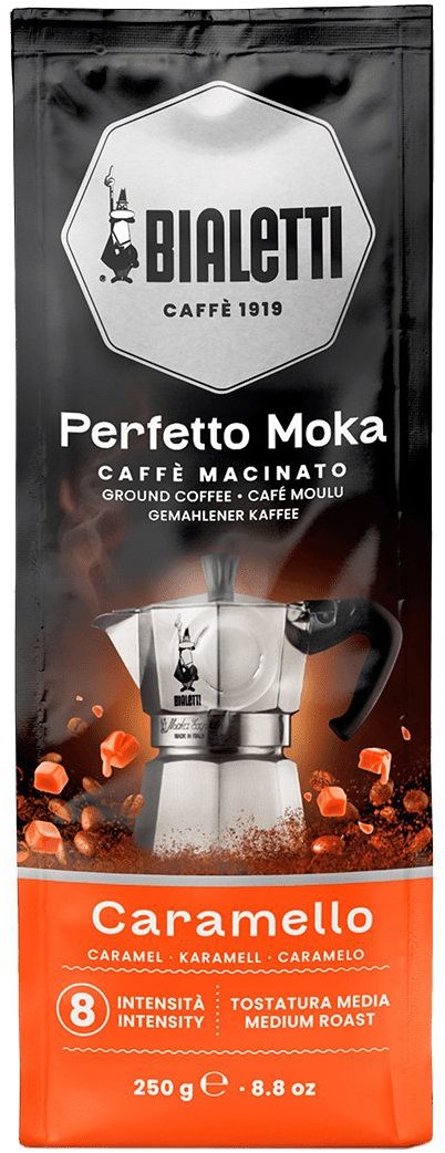 Bialetti Perfetto Moka Karamel, mletá, 250 g