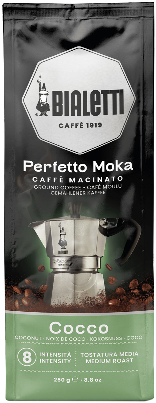 Bialetti Perfetto Moka Cocco, mletá, 250 g