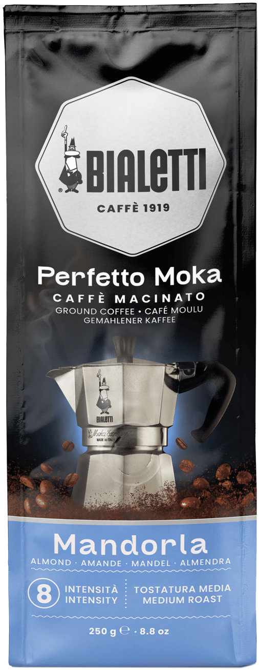 Bialetti Perfetto Moka Mandorla, mletá, 250 g