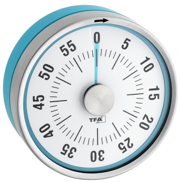 TFA Mechanická minútka 38.1028.20 – PUCK – modrá