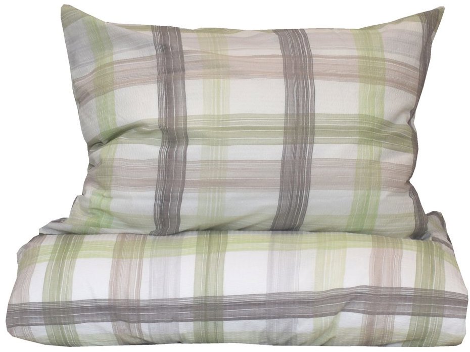 Bierbaum Krepové obliečky Nika zelené 140 × 200/70 × 900 cm