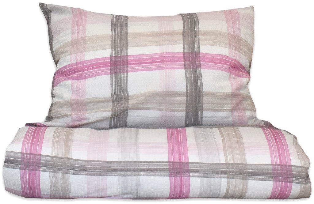 Bierbaum Krepové obliečky Nika ružové 140 × 200/70 × 900 cm