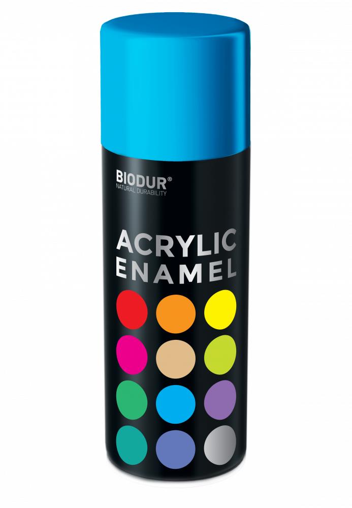 Biodur Akrylový email v spreji – blankytne modrá 400 ml/RAL 5015