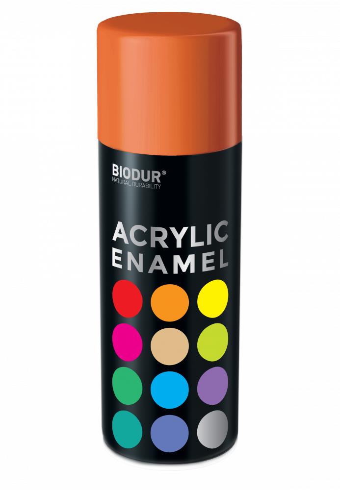 Biodur Akrylový email v spreji – oranžová 400 ml/RAL 2004