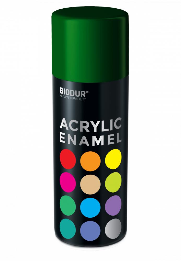 Biodur Akrylový email v spreji – machovo zelená 400 ml/RAL 6005