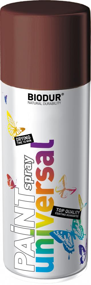 Biodur Email v spreji – mätná čokoládová hnedá 400 ml/RAL 8017