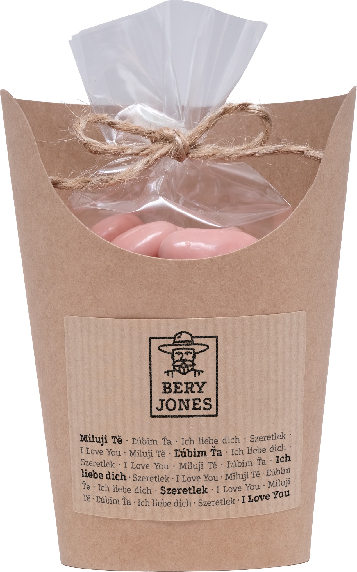 Bery Jones Mandle v jahodovom jogurte v tégliku 150 g