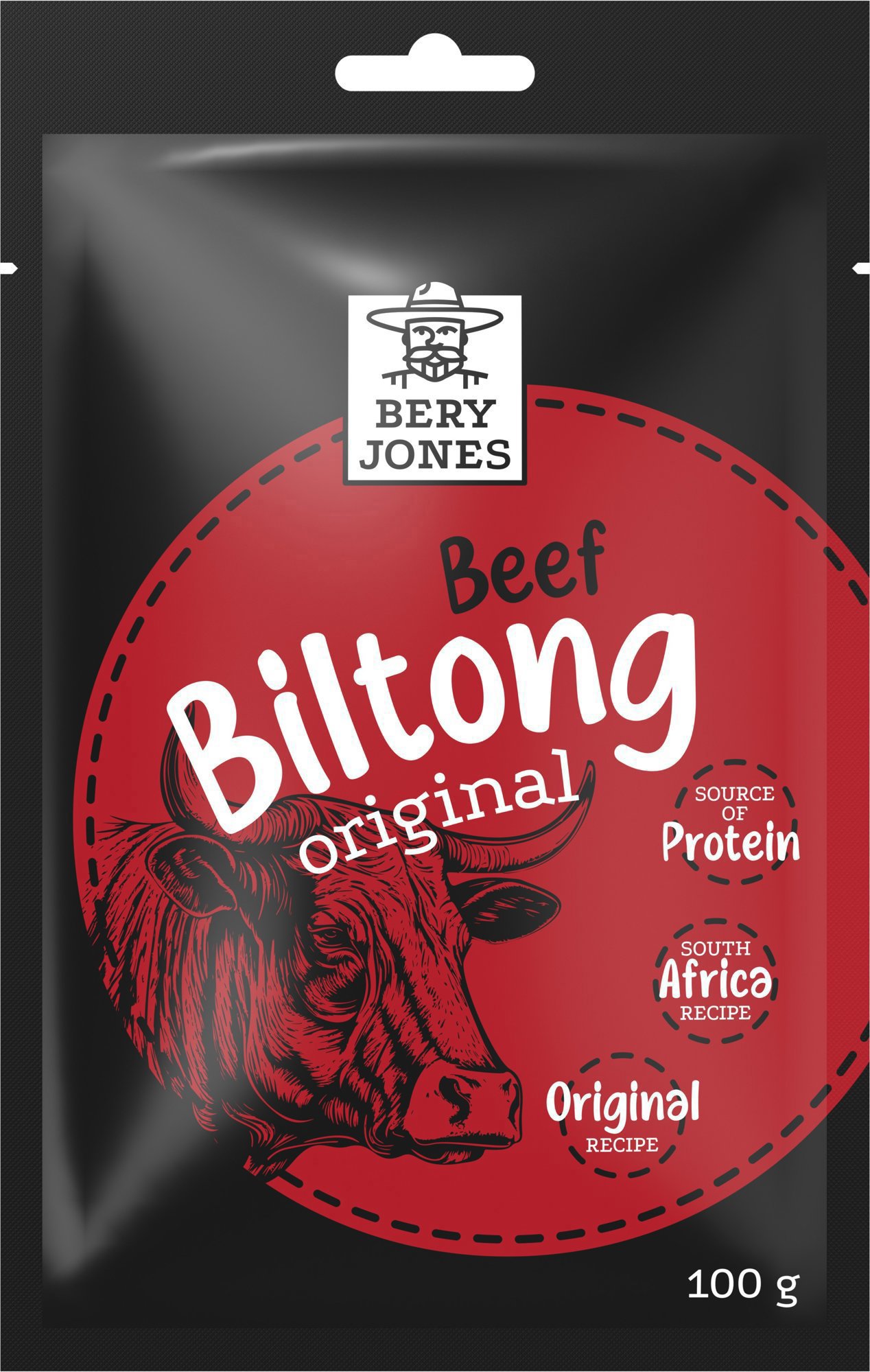 Bery Jones Biltong hovädzie original 100 g