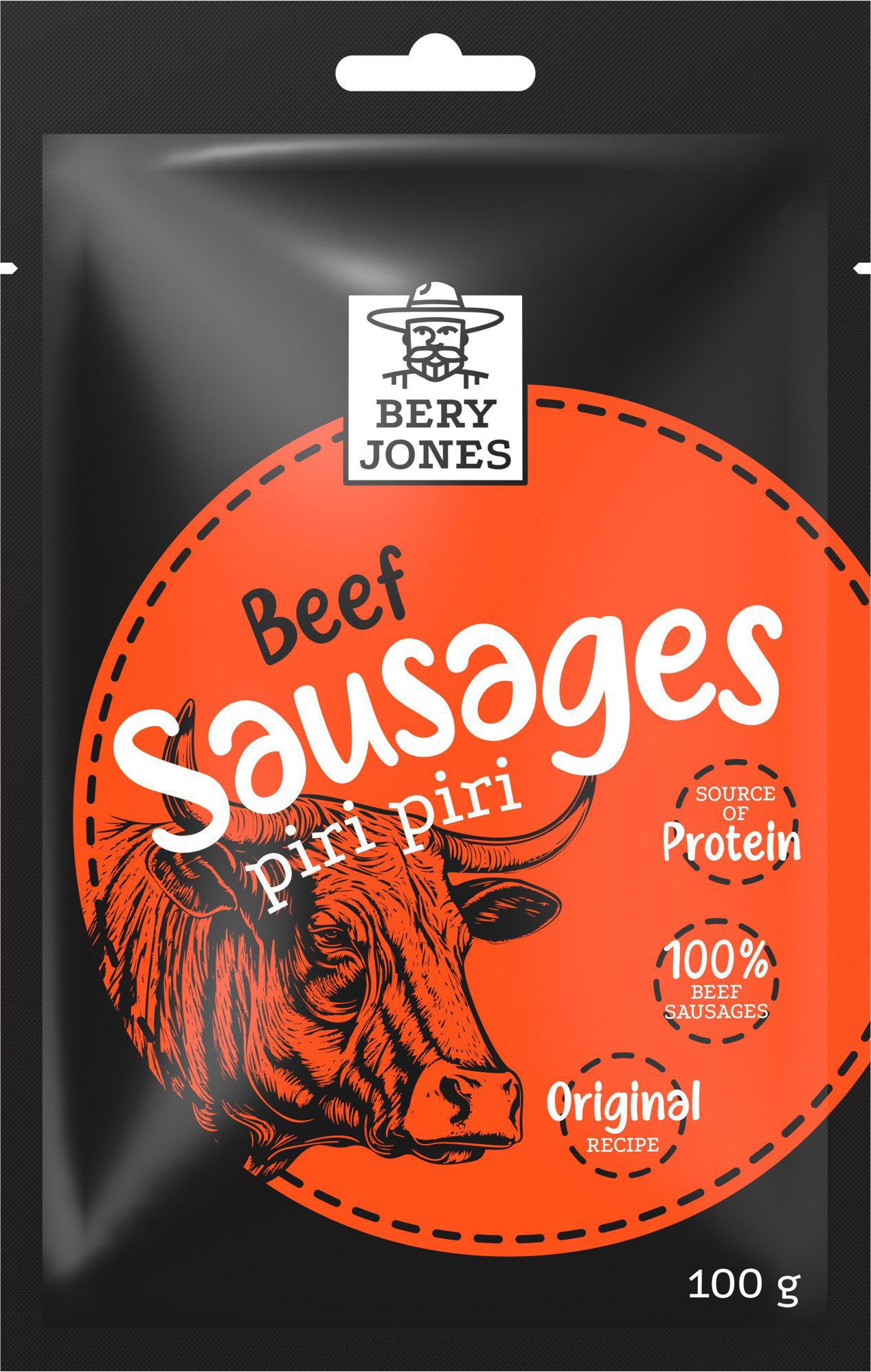 Bery Jones Klobásky Piri Piri 100 g
