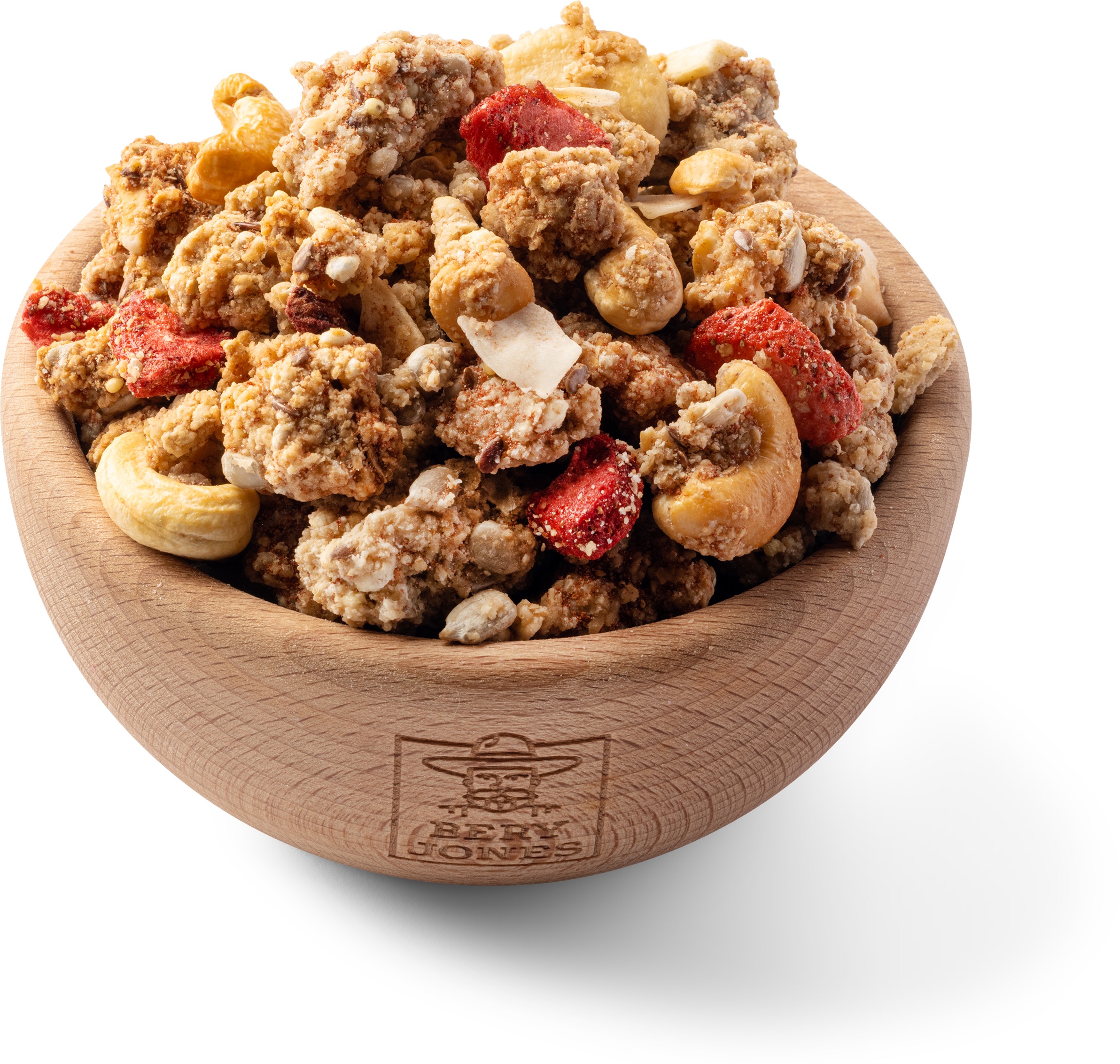 Bery Jones Granola prémiová jahodová 420 g
