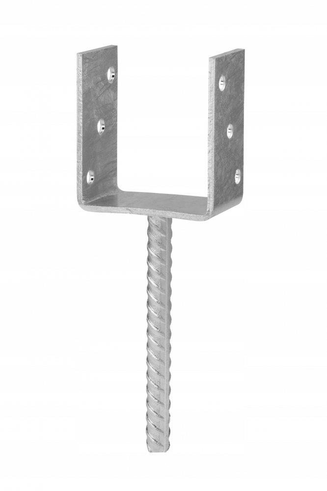 BKshop PS 120UG Pätka stĺpika 121 × 120 × 60 × 4 mm