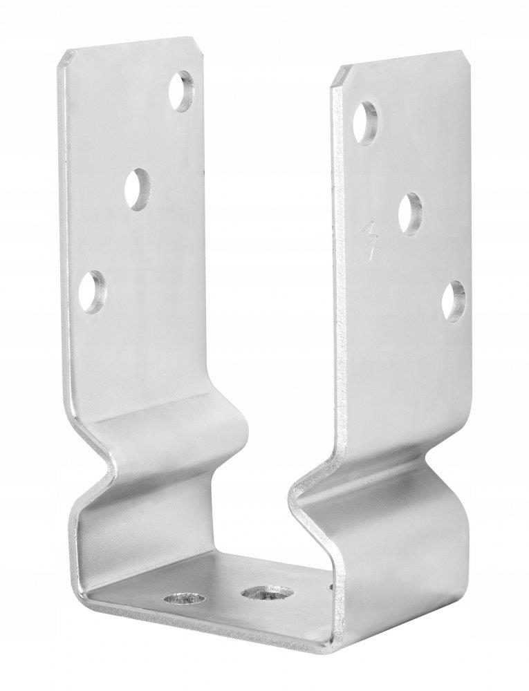 Bkshop UZ 80 Pätka stĺpika s prelisom, 80 × 60 × 4 mm