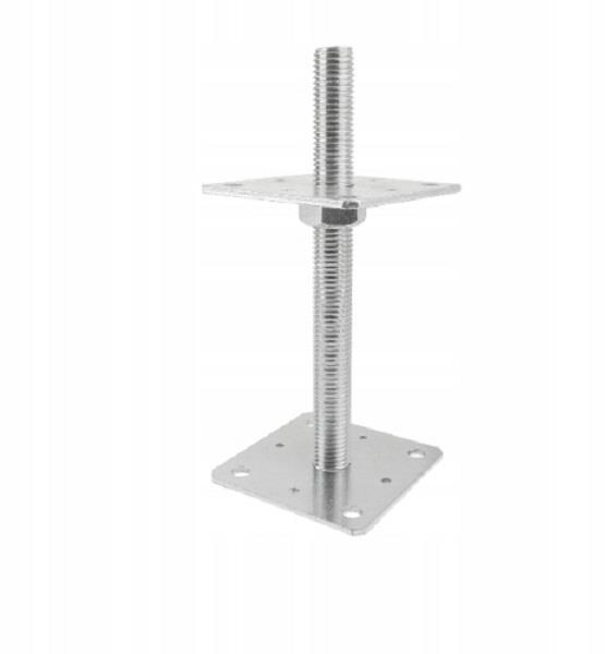 Bkshop PSR 80 Pätka stĺpika nastaviteľná skrutkou, 80 × 250 mm/M24
