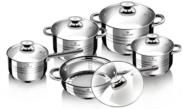 Blaumann Súprava hrncov nerez 10 ks Jumbo Gourmet Line BL-1637