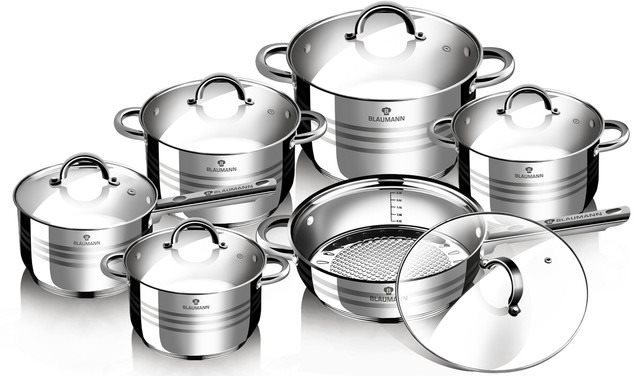 Blaumann Súprava riadu nehrdzavejúca oceľ 12 ks Gourmet Line BL-1410