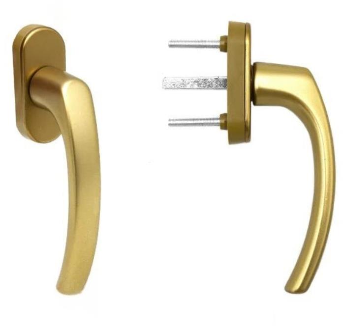 Blaugelb Okenná kľučka FGS 1758 45°, trn 32 mm, F4 starobronz