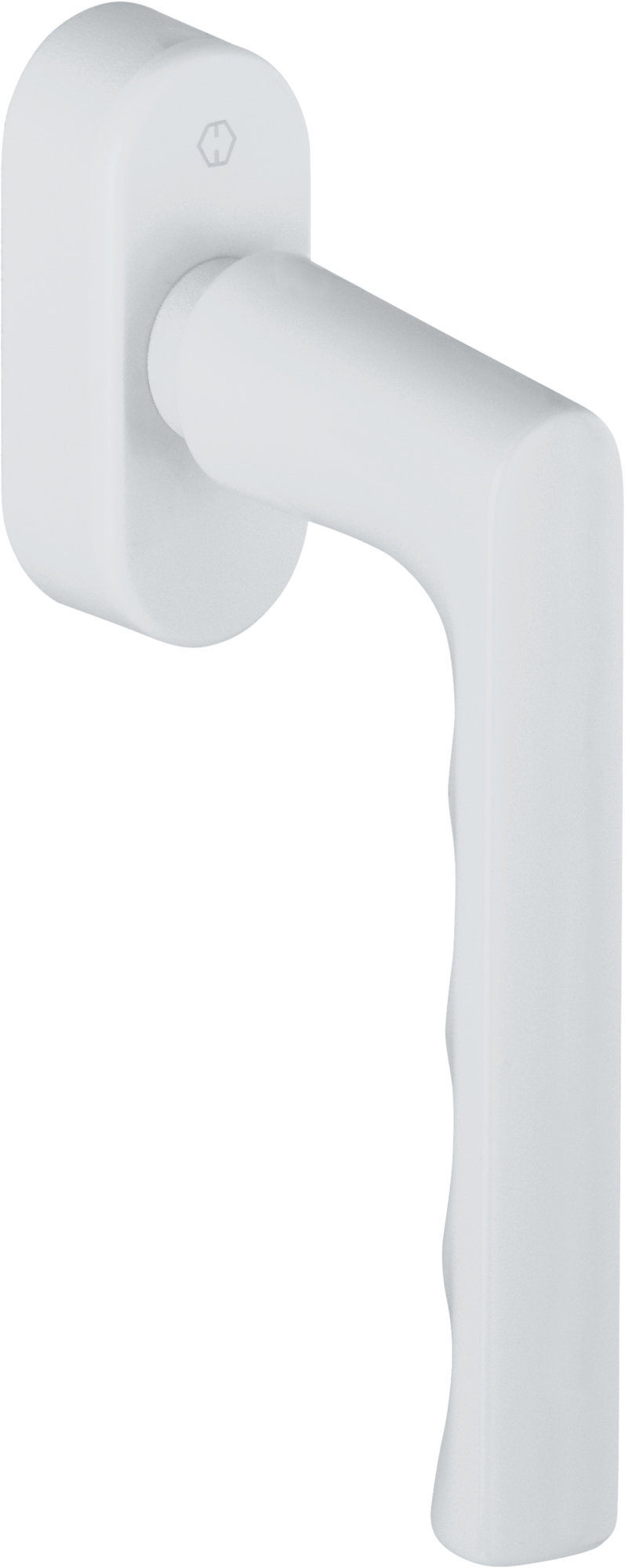 Hoppe Hamburg SecuForte 7/32 – 42 mm, M5 × 45 mm + M5 × 50 mm, 45°, RAL9016 biela