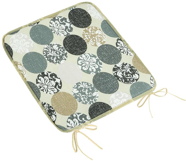 BELLATEX Sedák BERTA 34/605 hladký 40 × 40 cm, sivé gule