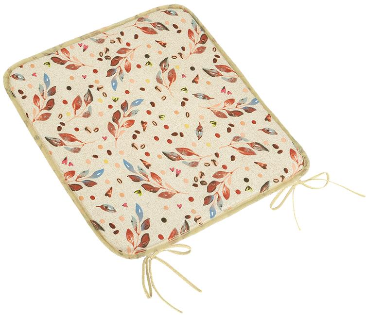 BELLATEX Sedák BERTA 34/607 hladký 40 × 40 cm, farebné lístočky