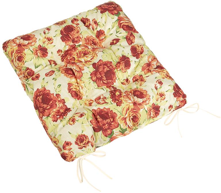 BELLATEX Sedák BERTA 41/606 prešívaný 40 × 40 cm, pivonka