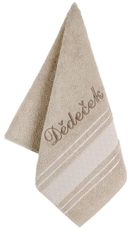 BELLATEX s.r.o. Froté uterák 50 × 100 mozaika 123/016 s výšivkou Dedko