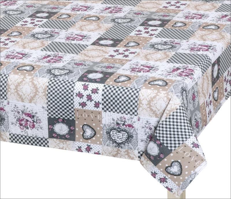 BELLATEX s. r. o. Obrus DITA 408 70 × 70 cm patchwork love