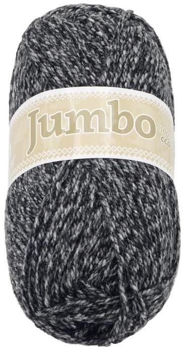 BELLATEX sro Priadza Jumbo 100g - 901 + 906 čierny melír