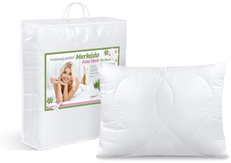 BELLATEX MERKADO vankúš Aloe Vera 8560/0900, 70 × 90 cm, 900 g so zipsom