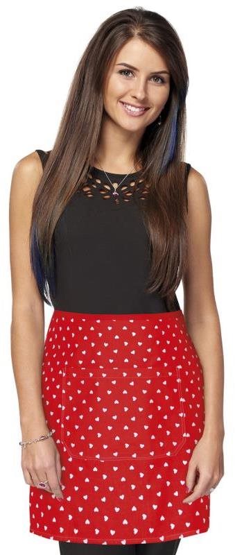 Bellatex ADÉLA - na pás - 68 × 50 cm - srdiečka