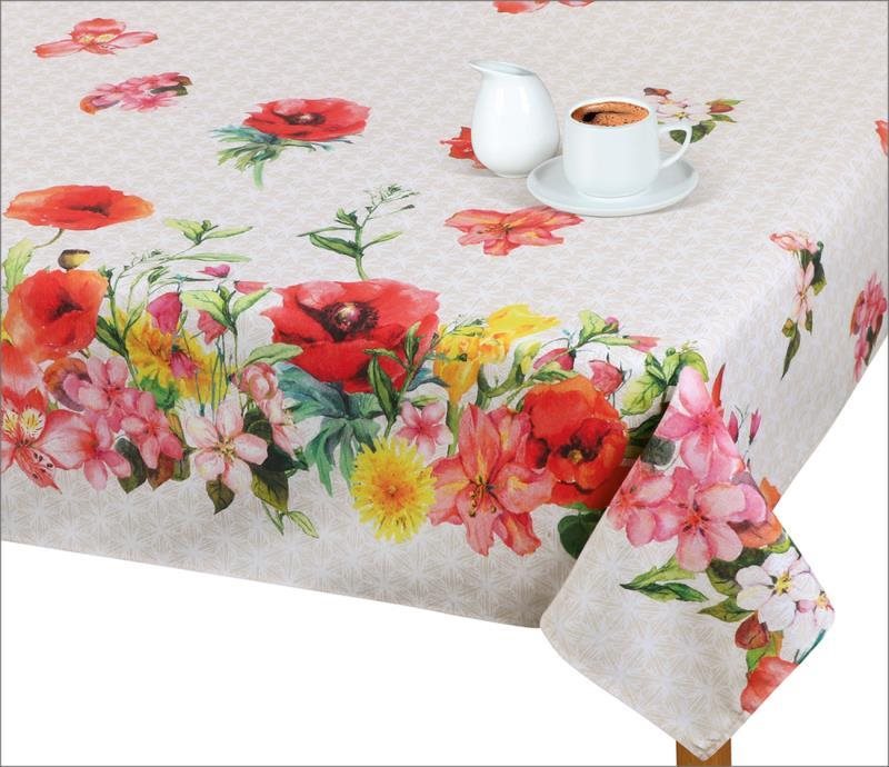 Bellatex Obrus EMA – 135 × 120 cm – kvetinová bordúra