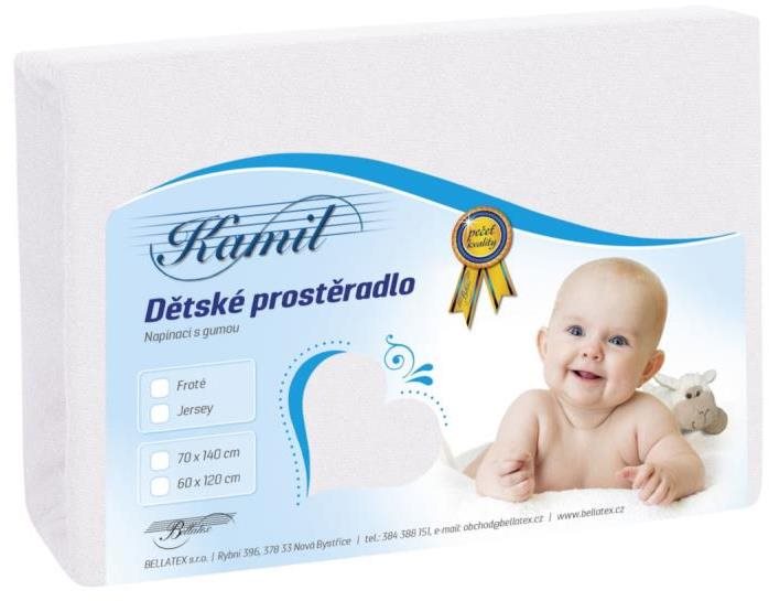 Bellatex Detské froté – 60 × 120 cm – biela