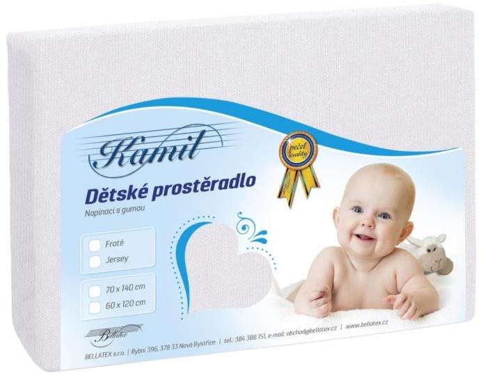 Bellatex Detská jersey – 60 × 120 cm – biela