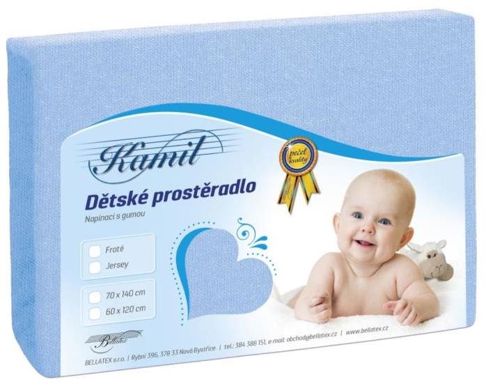 Bellatex Detská jersey – 60 × 120 cm – svetlomodrá