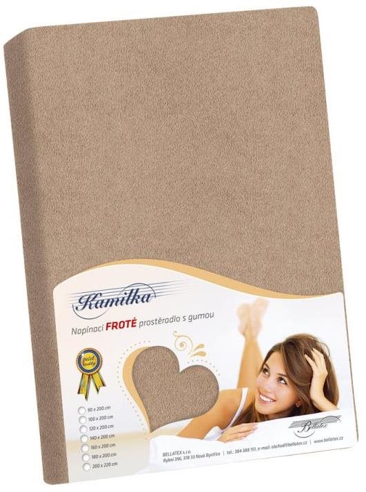 Bellatex Froté – 180 × 200 × 40 cm – kávová