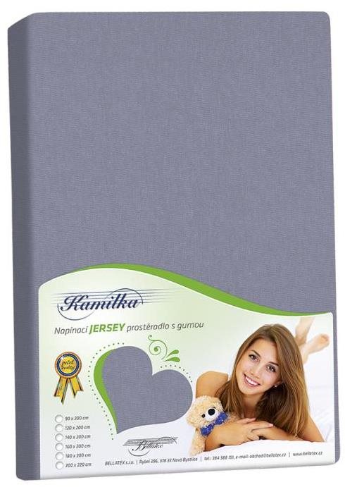 Bellatex Jersey – 180 × 200 × 40 cm – tmavosivá