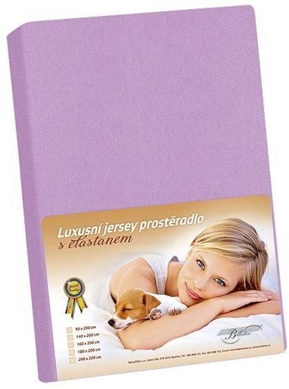 Bellatex Jersey s elastanom – 120 × 200 cm – fialová