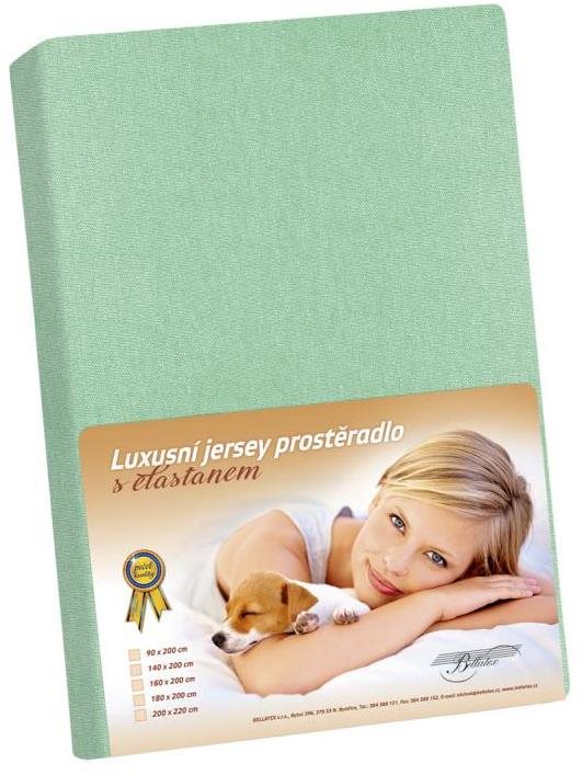 Bellatex Džersej s elastanom – 120 × 200 cm – svetlo zelená