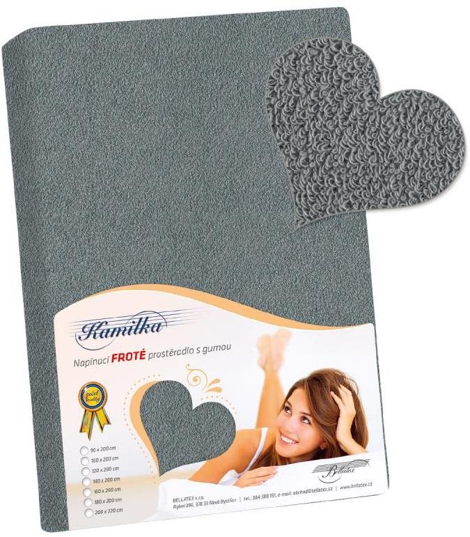 Bellatex Froté – 120 × 200 cm – tmavosivá