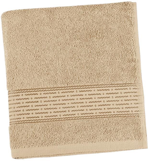 Bellatex Froté kolekcia Prúžok - Uterák 16/17 – 50 × 100 cm – tmavo béžová
