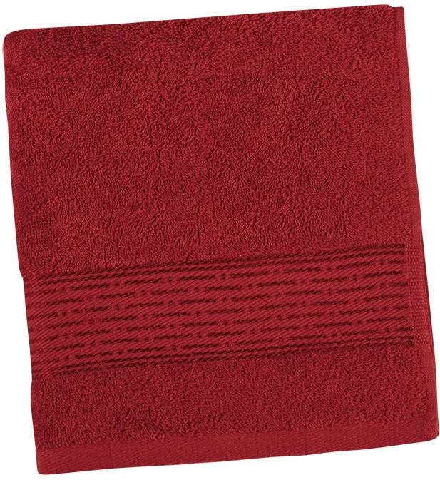 Bellatex Froté kolekcia Prúžok – Uterák 16/20 – 50 × 100 cm – bordový