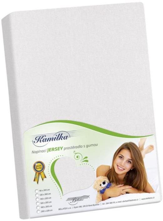 Bellatex Jersey – 160 × 200 cm – biela