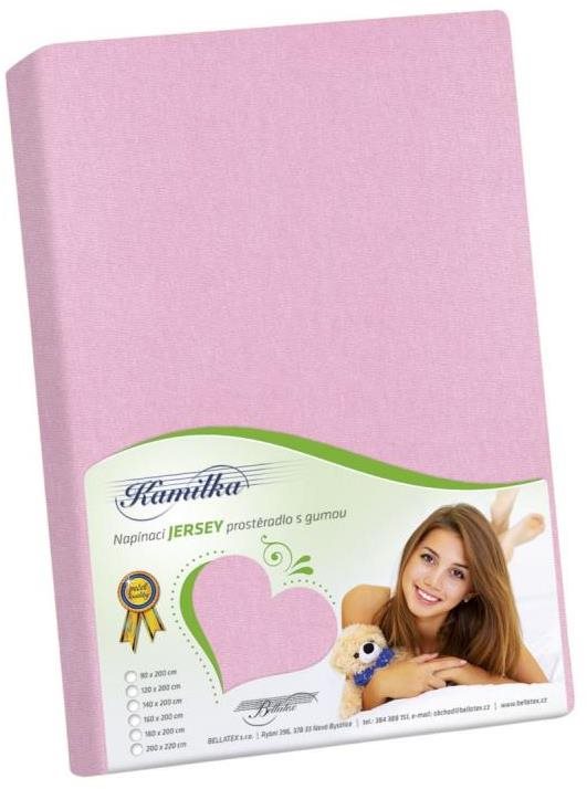 Bellatex Jersey – 160 × 200 cm – ružová